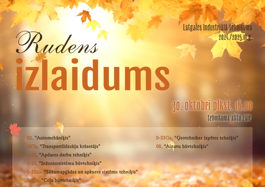 Rudens izlaidums 2024